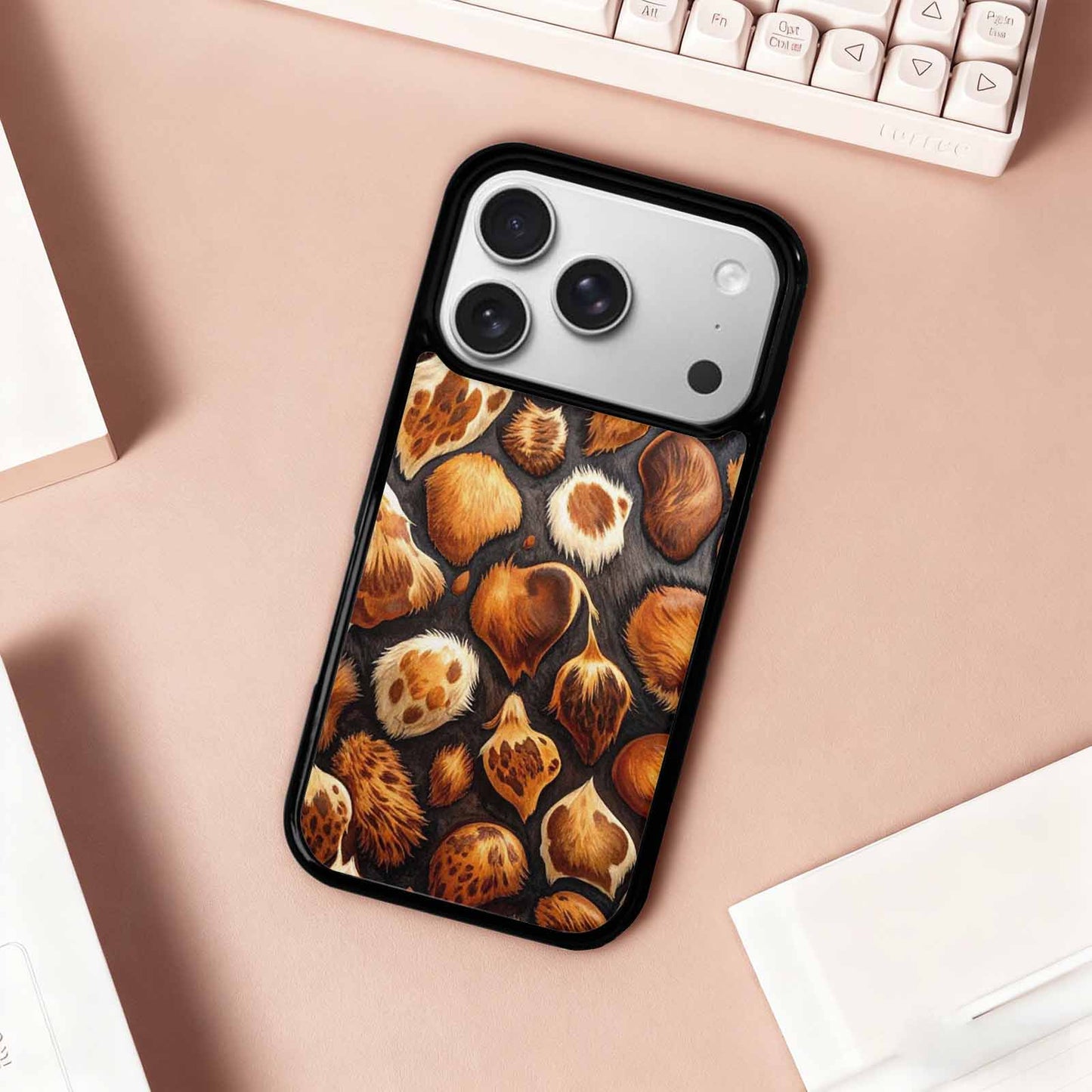 iPhone 17 Pro Case — Small Cow Animal Print Skin Animal, Custom Phone Case