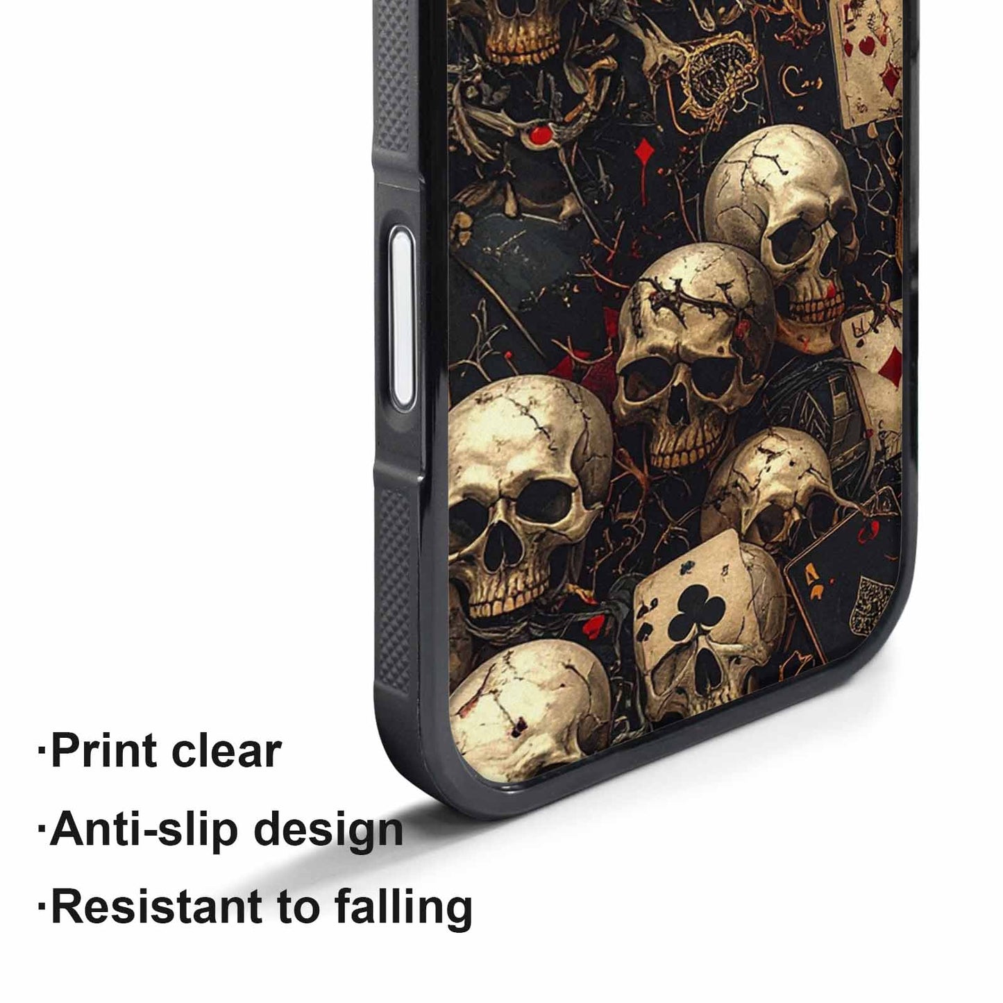 iPhone 17 Pro Case — Skull Dark Art Gothic Print Gothic, Original Design Phone Case