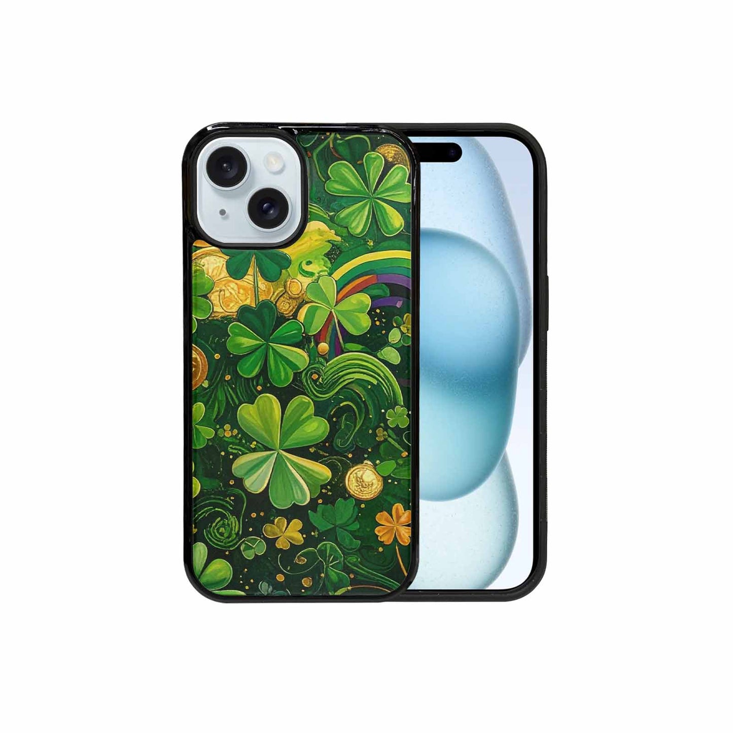 iPhone 15 Case — St Patrick\'s Clover St Patrick\'s Clover, Custom Made Phone Cover