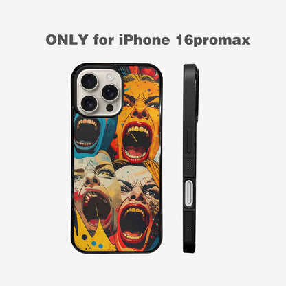 iPhone 16 Pro Max Case — Comic Book Scream Comic Book Scream, Custom Printed Phone Case