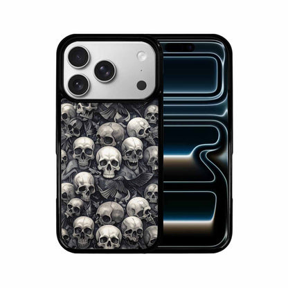 iPhone 17 Pro Case — Skull Dark Art Gothic Print Gothic, Custom Printed Phone Case