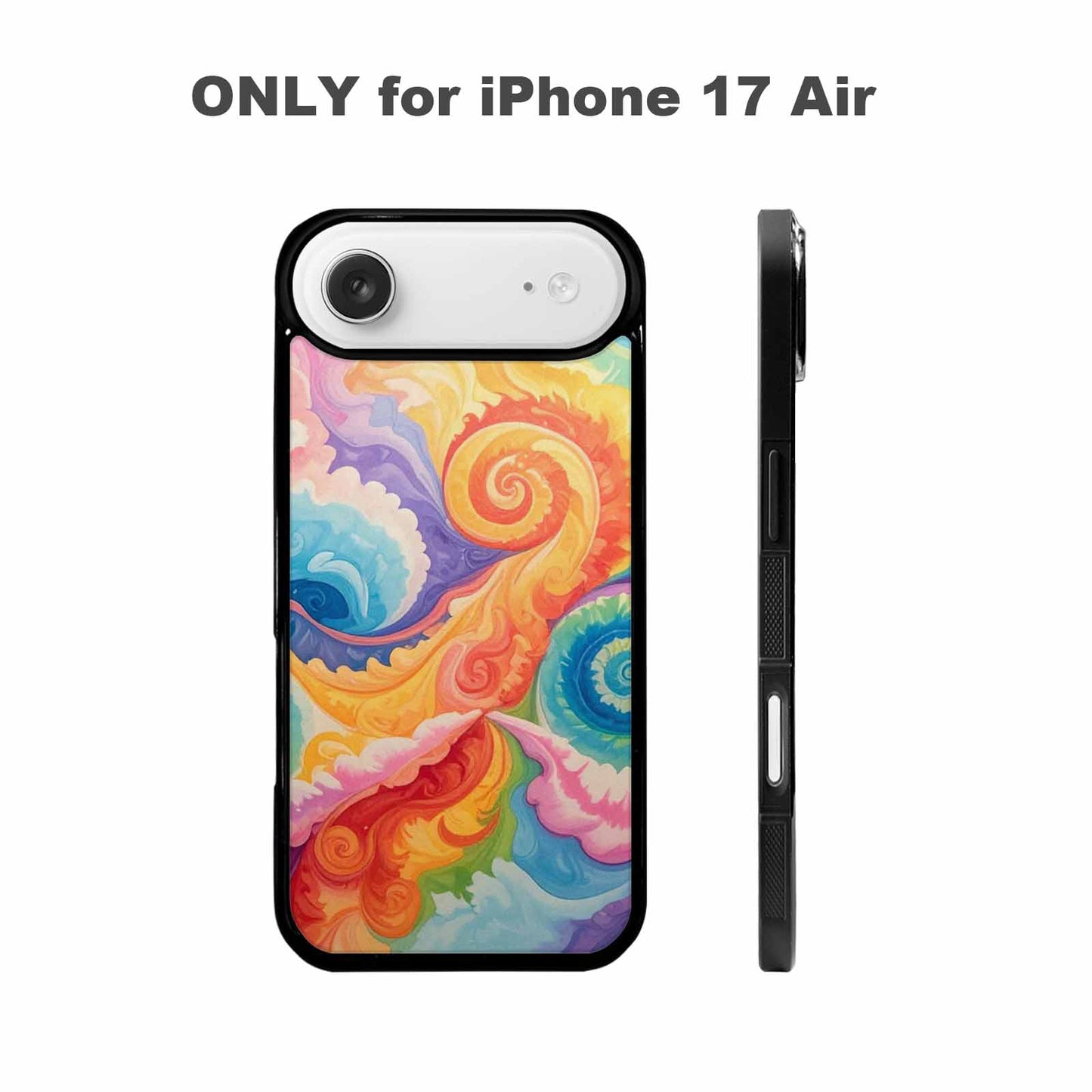 iPhone 17 Air Case — Tie Dye Swirls Tie Dye Tie, Unique Phone Case Design