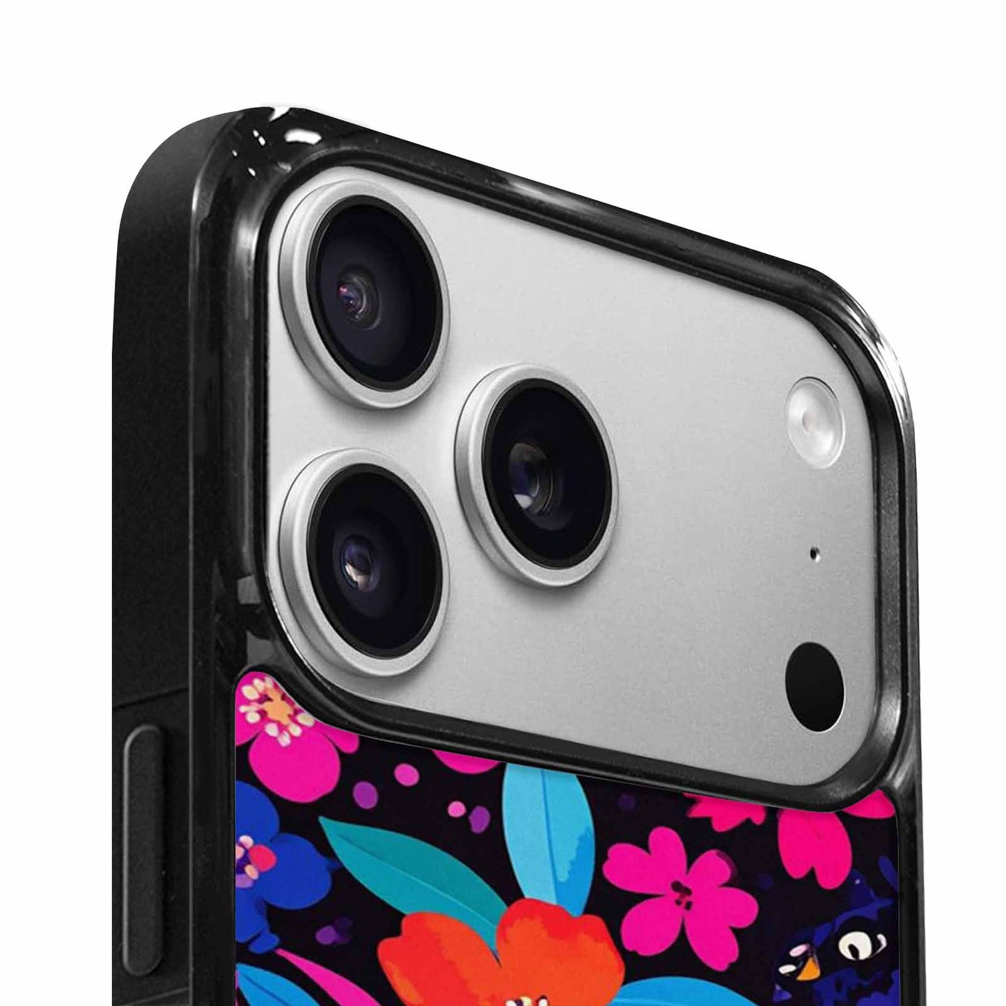 iPhone 17 Pro Case — Leopard Print Floral Seamless Pattern Animal, Custom Print Case Cover