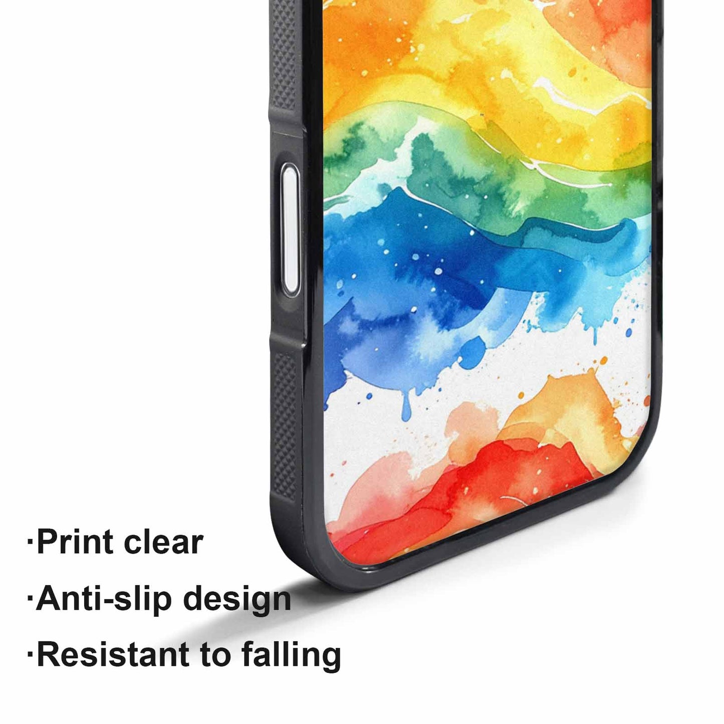 iPhone 17 Air Case — Watercolor Splash Abstract Pattern Seamless Watercolor, Personalized Phone Case