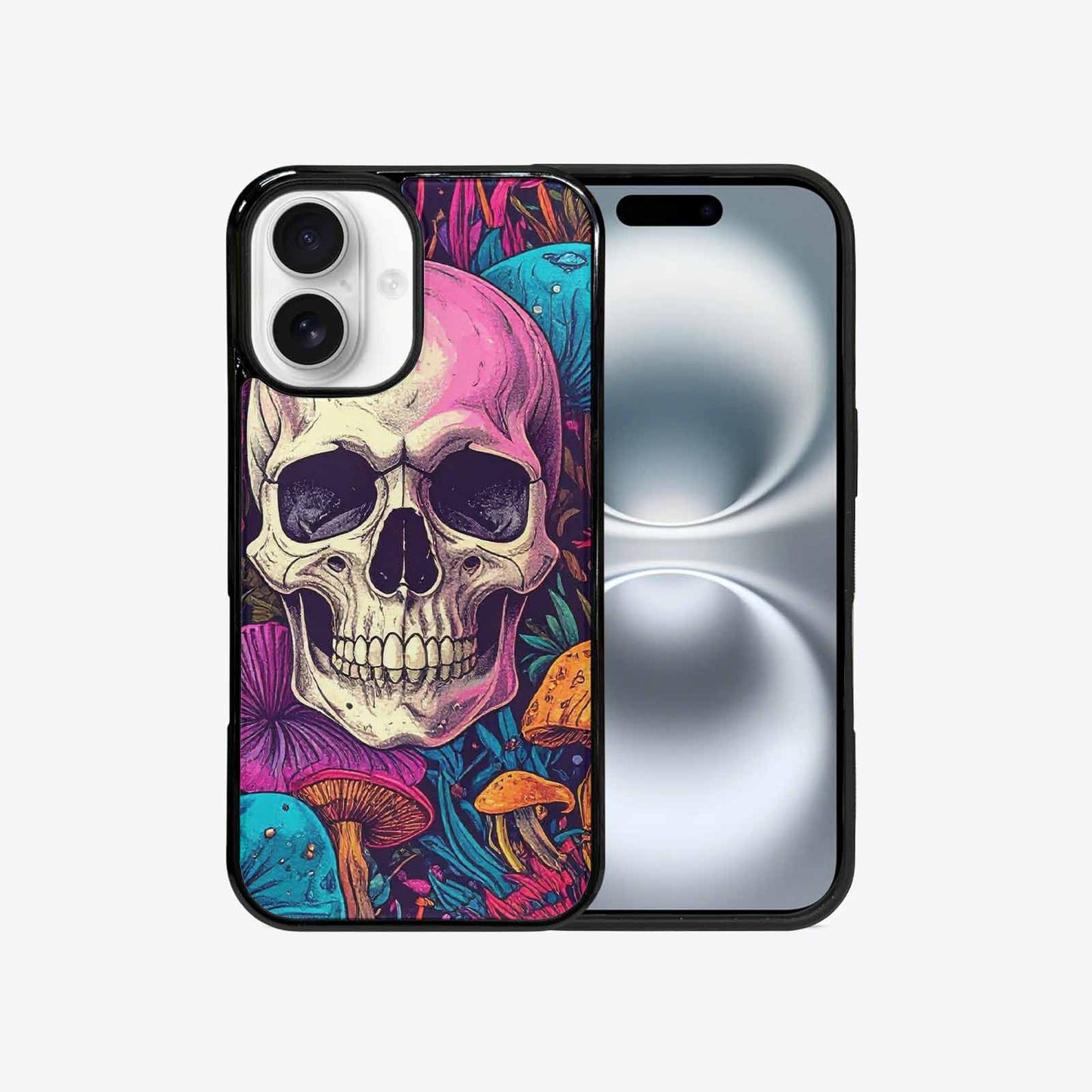 iPhone 16 Case — Mushroom Skull Custom, Custom Made Phone Cover