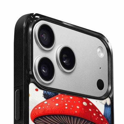 iPhone 17 Pro Max Case — Vivid Winter Mushroom Cartoon Cute, Custom Phone Case
