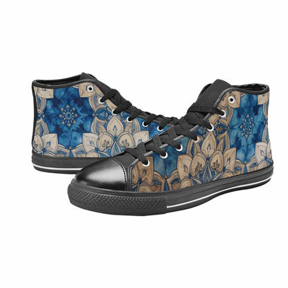 WOMEN'S Mandala High Top Canvas Surreal Shoes