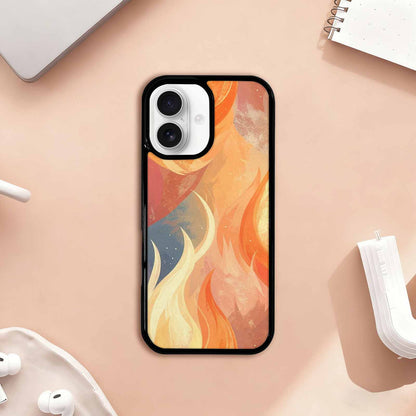 iPhone 17 Case — Retro Easter Flame Retro Vintage, Custom Art Phone Cover