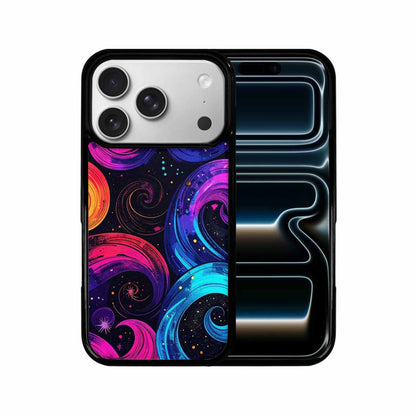 iPhone 17 Pro Case — Rose Galaxy Art Seamless Pattern Galaxy, Customized Protective Case