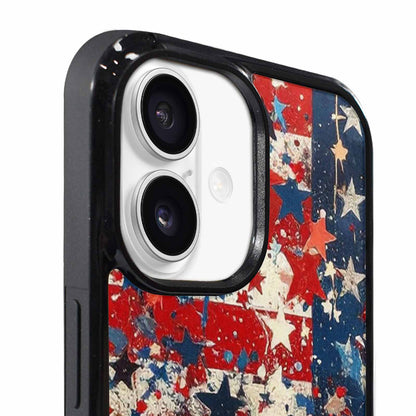 iPhone 17 Case — Patriotic Stars And Stripes Galaxy Space, Custom Art Phone Cover