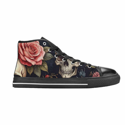 MEN'S Skulls - Roses High Top Canvas Y2K Shoes