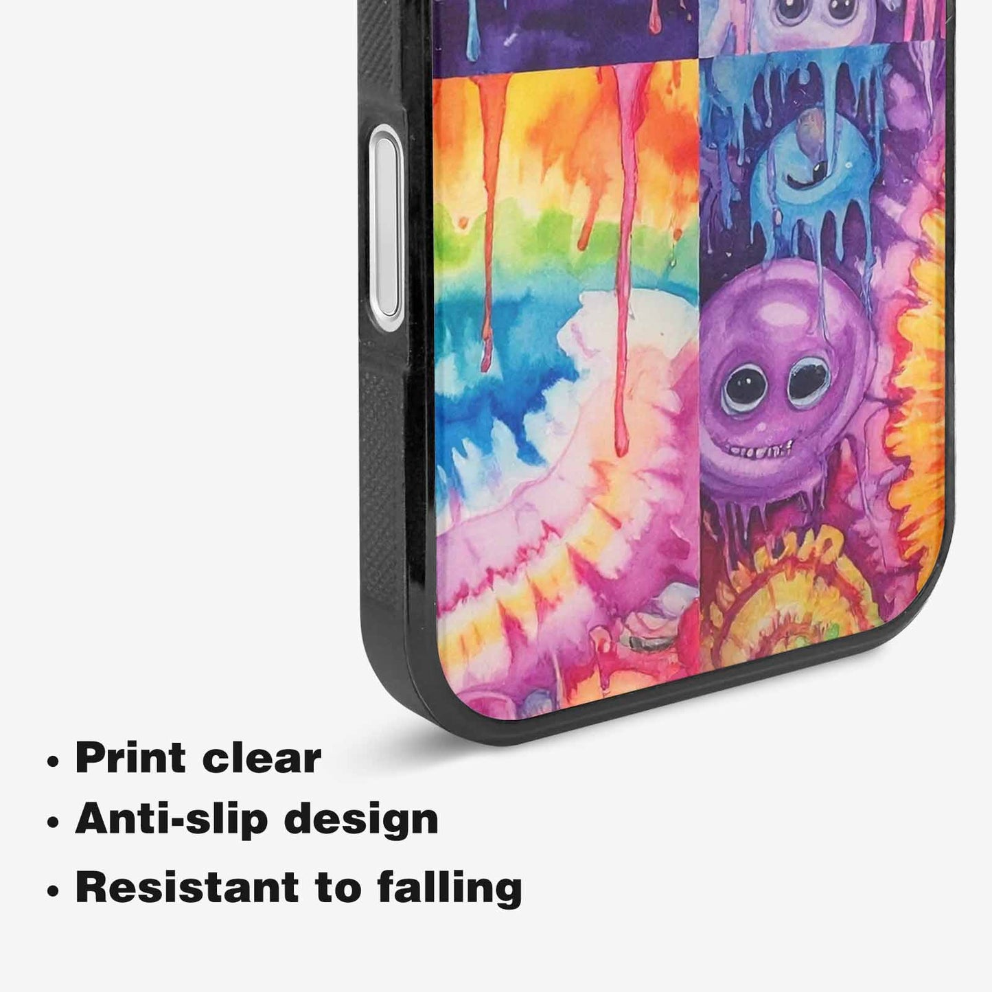 iPhone 16 Plus Case — Aliens Tie Dyemelting Aliens P, Customized Protective Case