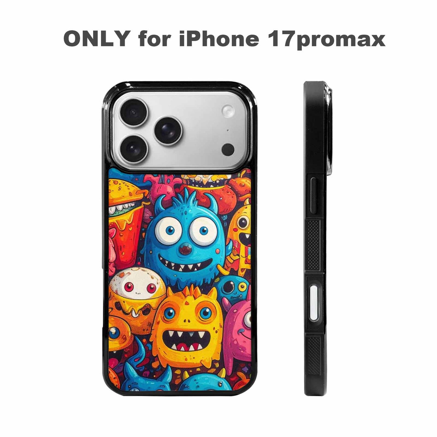 iPhone 17 Pro Max Case — Small Cartoon Monster Character Cartoon Cute, Custom Phone Case
