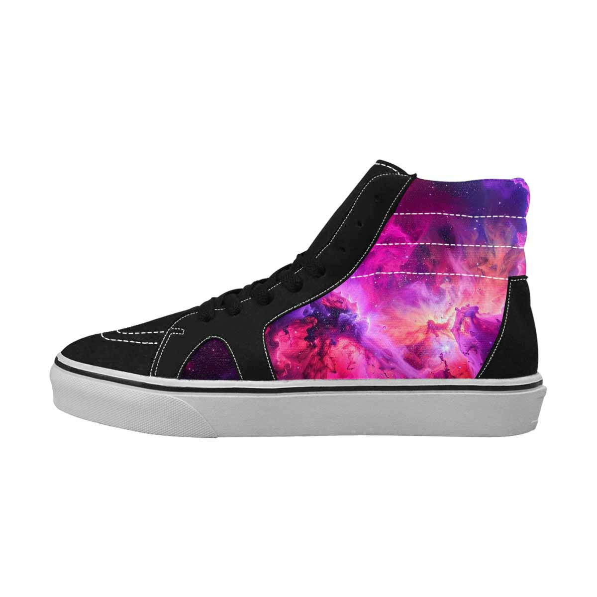 MEN'S Galaxy Nebula High Top Canvas Melting Art Custom Sneakers