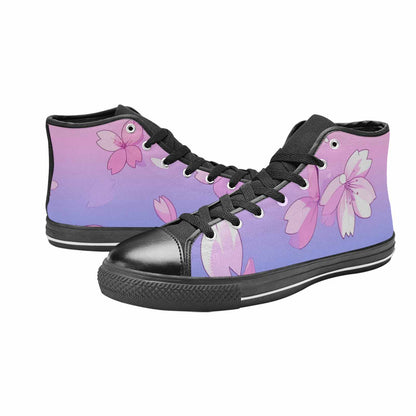 WOMEN'S Anime Cherry Blossom High Top Canvas Aesthetic Shoes