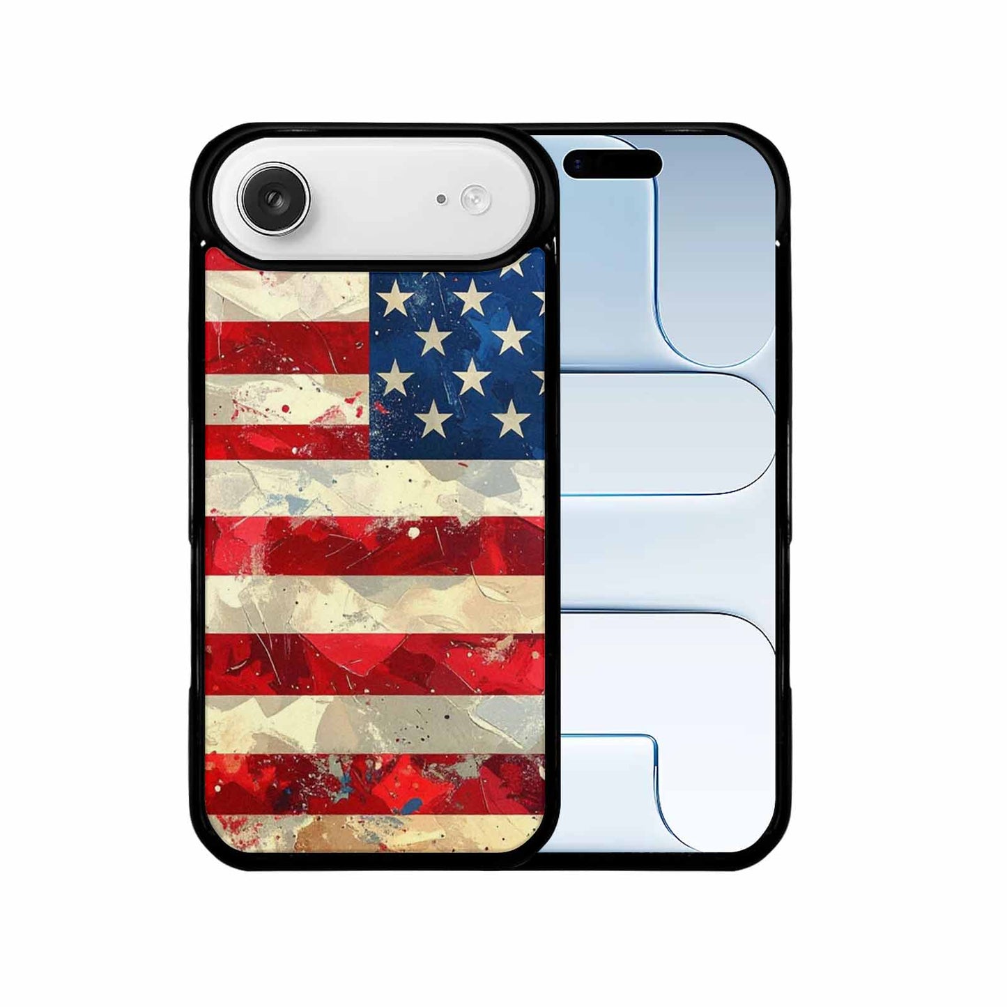 iPhone 17 Air Case — Small American Flag Stars And Galaxy, Custom Made Phone Cover