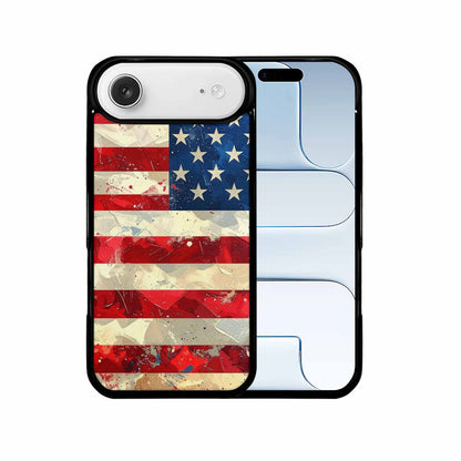 iPhone 17 Air Case — Small American Flag Stars And Galaxy, Custom Made Phone Cover