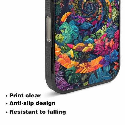 iPhone 16 Pro Case — Toucan Jungle Toucan Jungle Pattern Hundreds, Custom Printed Phone Case