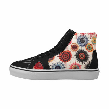 MEN'S Tie High Top Canvas Cottagecore Sneakers