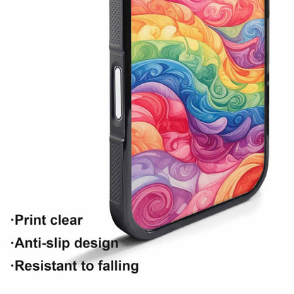 iPhone 17 Air Case — Tie Dye Swirls Tie Dye Tie, Custom Designed Case Cover