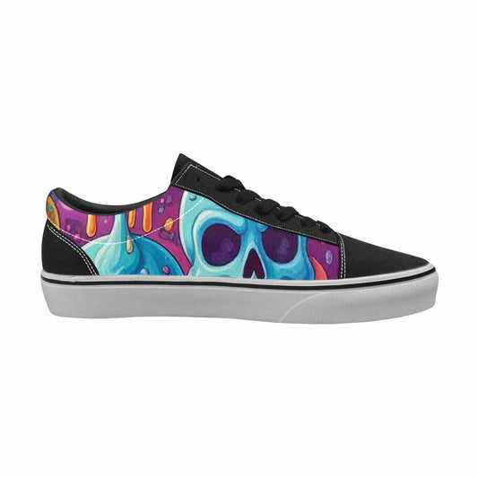 MEN'S Ice Cream Monsters - Lace-Up Canvas Cottagecore Custom Sneakers