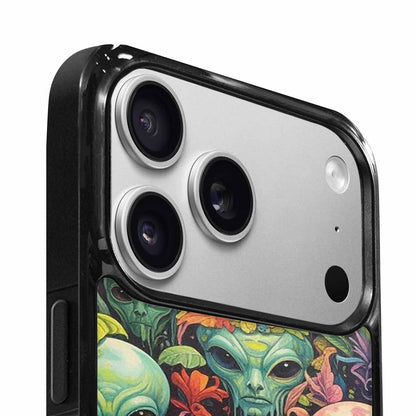 iPhone 17 Pro Max Case — Aliens Pattern Hundreds Of Alien Scifi, Custom Made Phone Cover
