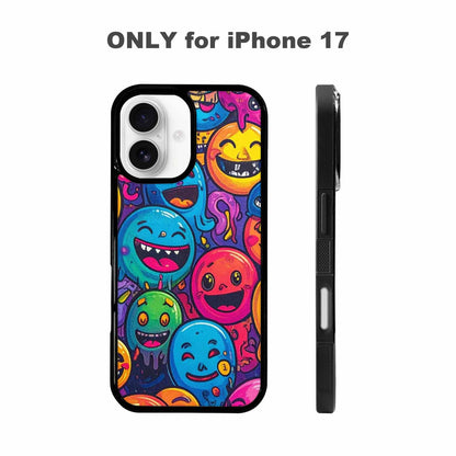 iPhone 17 Case — Small Funny Looking Cartoon Cute, Custom Designed Case Cover