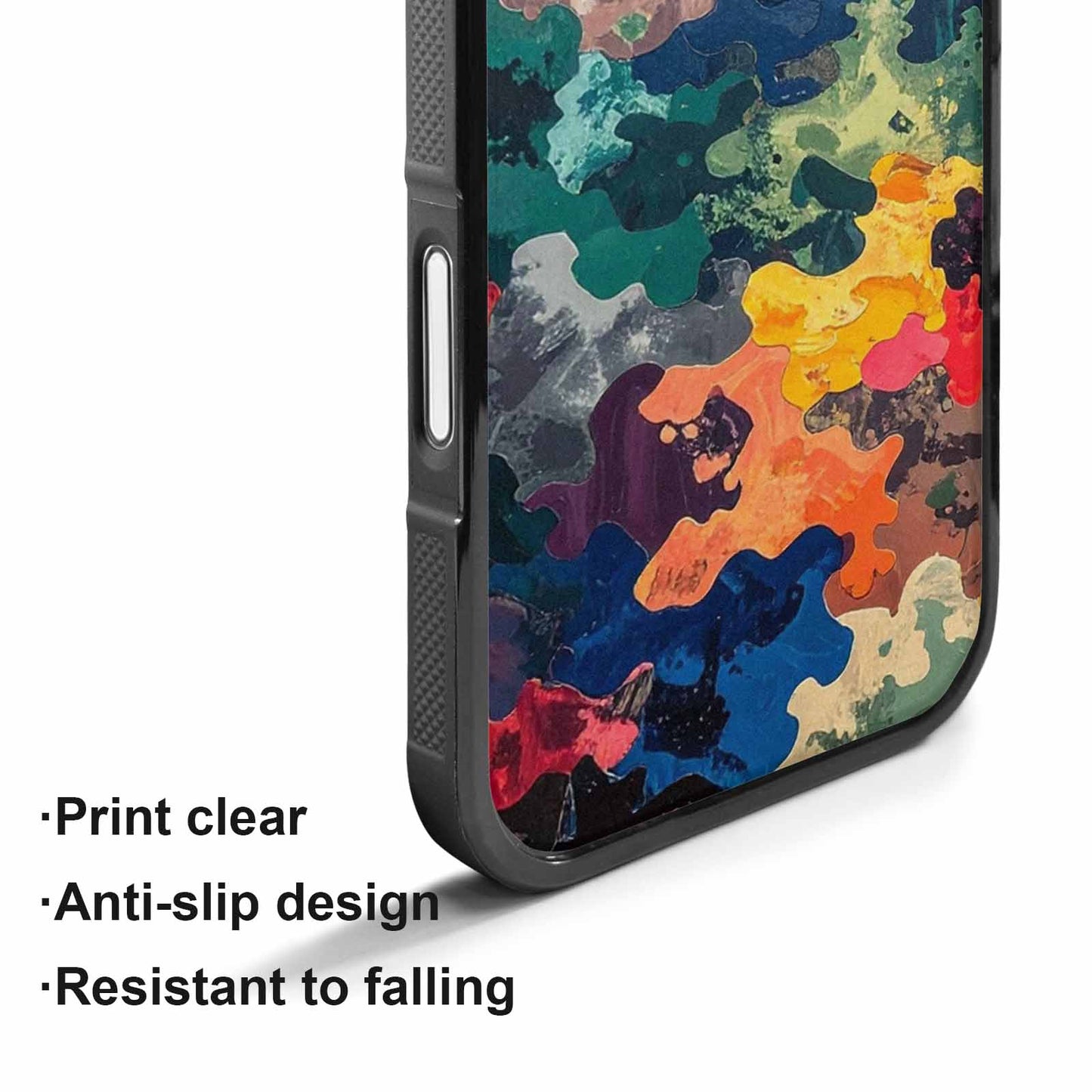 iPhone 17 Case — Camo Patches Full Color Camo, Custom Designed Case Cover