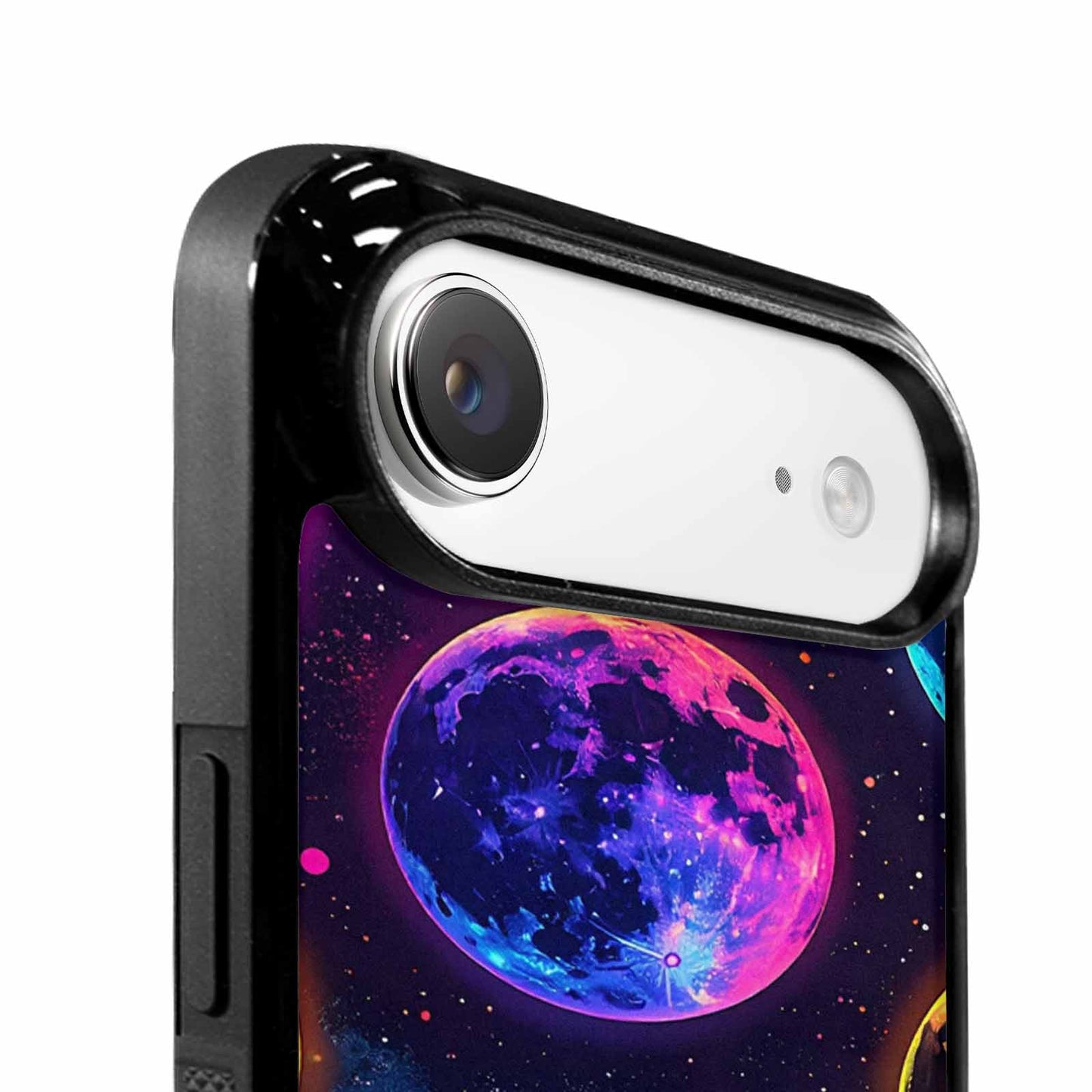 iPhone 17 Air Case — Neon Winter Moon Seamless Cartoon Cute, Customized Protective Case