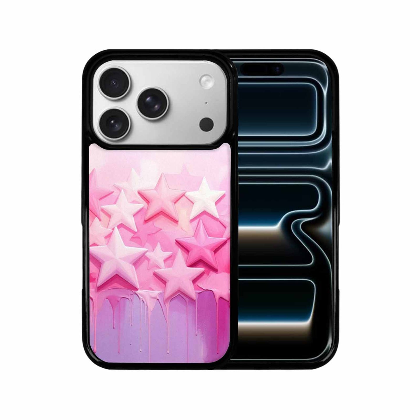 iPhone 17 Pro Case — Seamless Repeating Pattern Of Overlapping Galaxy, Custom Phone Case