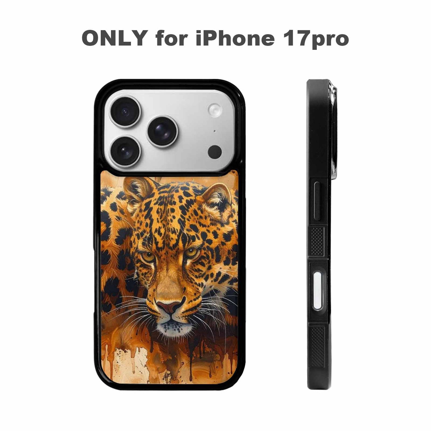 iPhone 17 Pro Case — Seamless Tileable Pattern Of Overlapping Animal, Custom Art Phone Cover