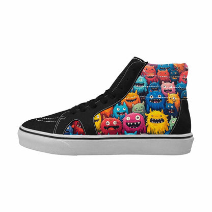 MEN'S Monsters (general) Cartoon Monst High Top Canvas Surreal Shoes