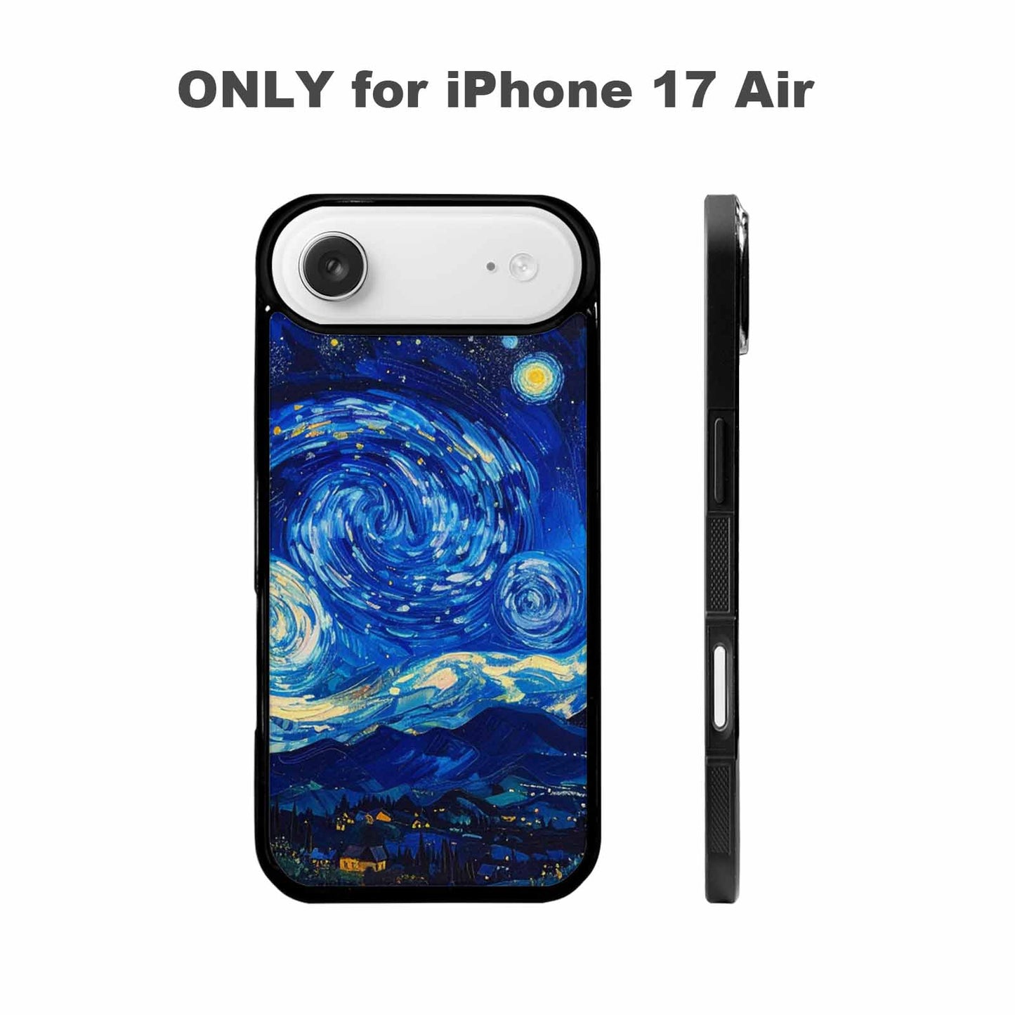 iPhone 17 Air Case — Starry Night Van Gogh Custom Galaxy, Custom Art Phone Cover