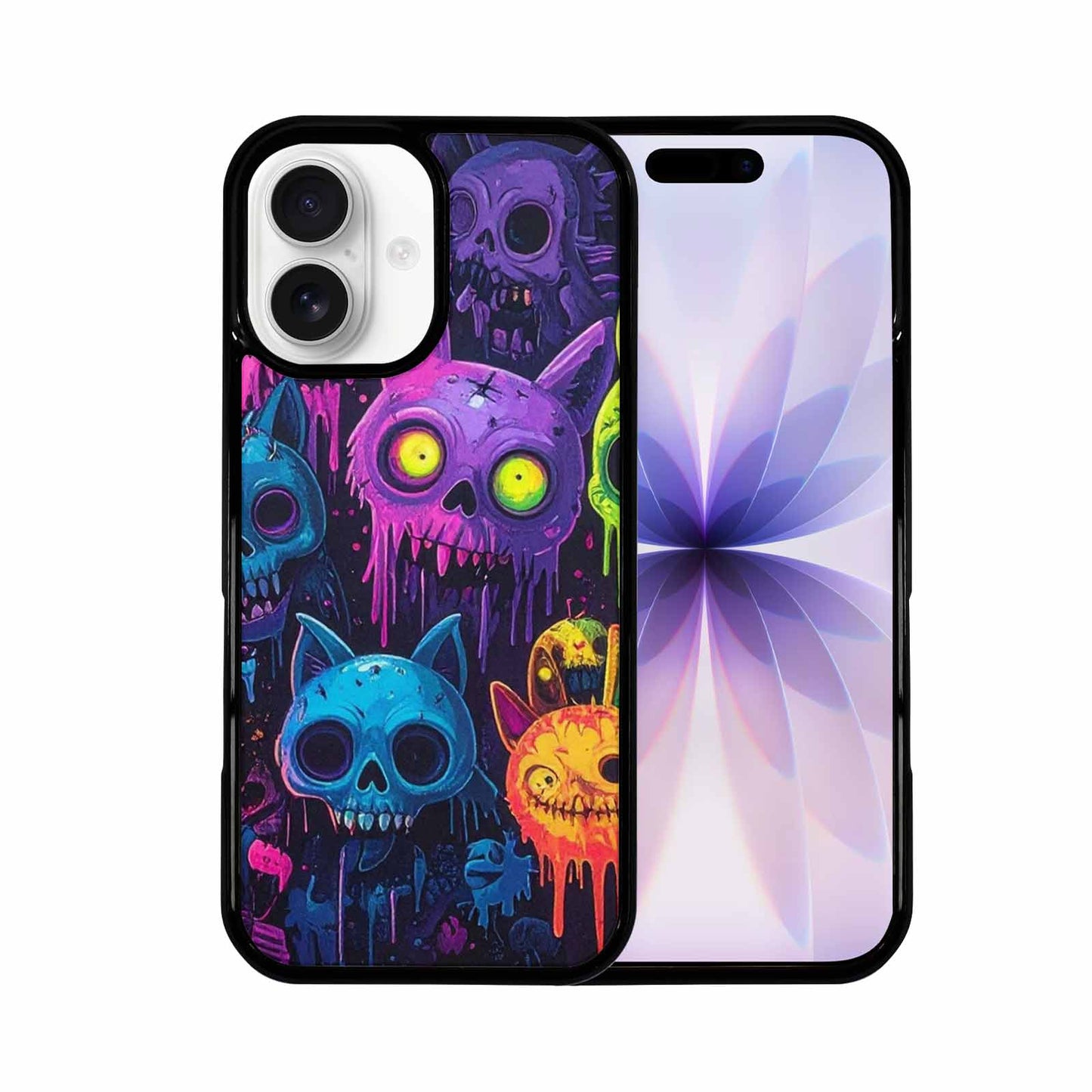 iPhone 17 Case — Mixed Toxic Glow Creature Cartoon Cute, Custom Art Phone Cover