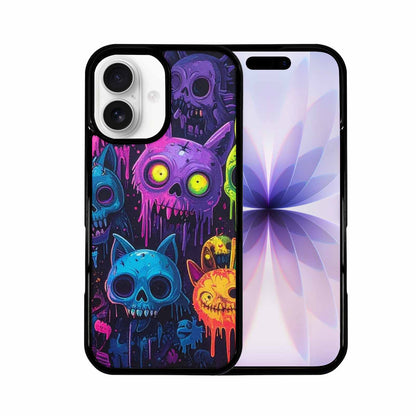 iPhone 17 Case — Mixed Toxic Glow Creature Cartoon Cute, Custom Art Phone Cover