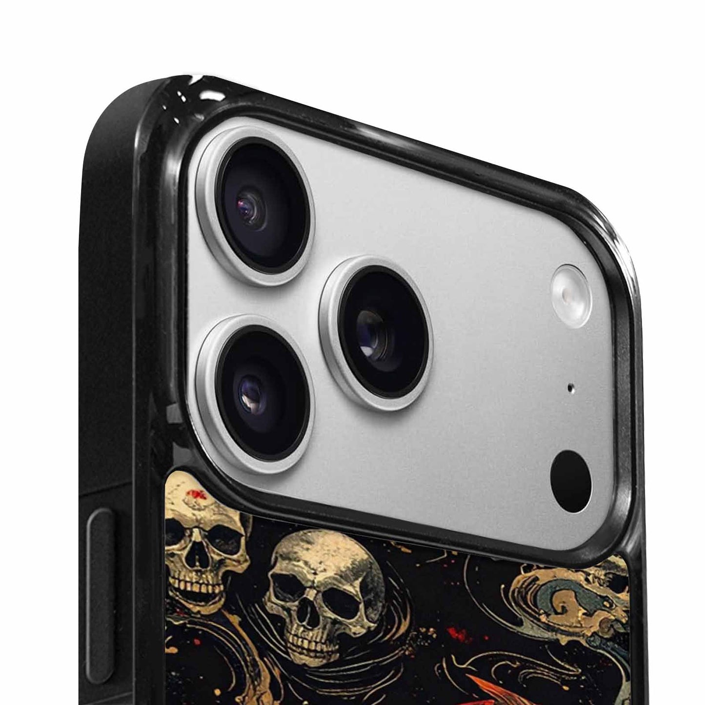 iPhone 17 Pro Case — Skull Dark Art Gothic Print Gothic, Custom Made Phone Cover