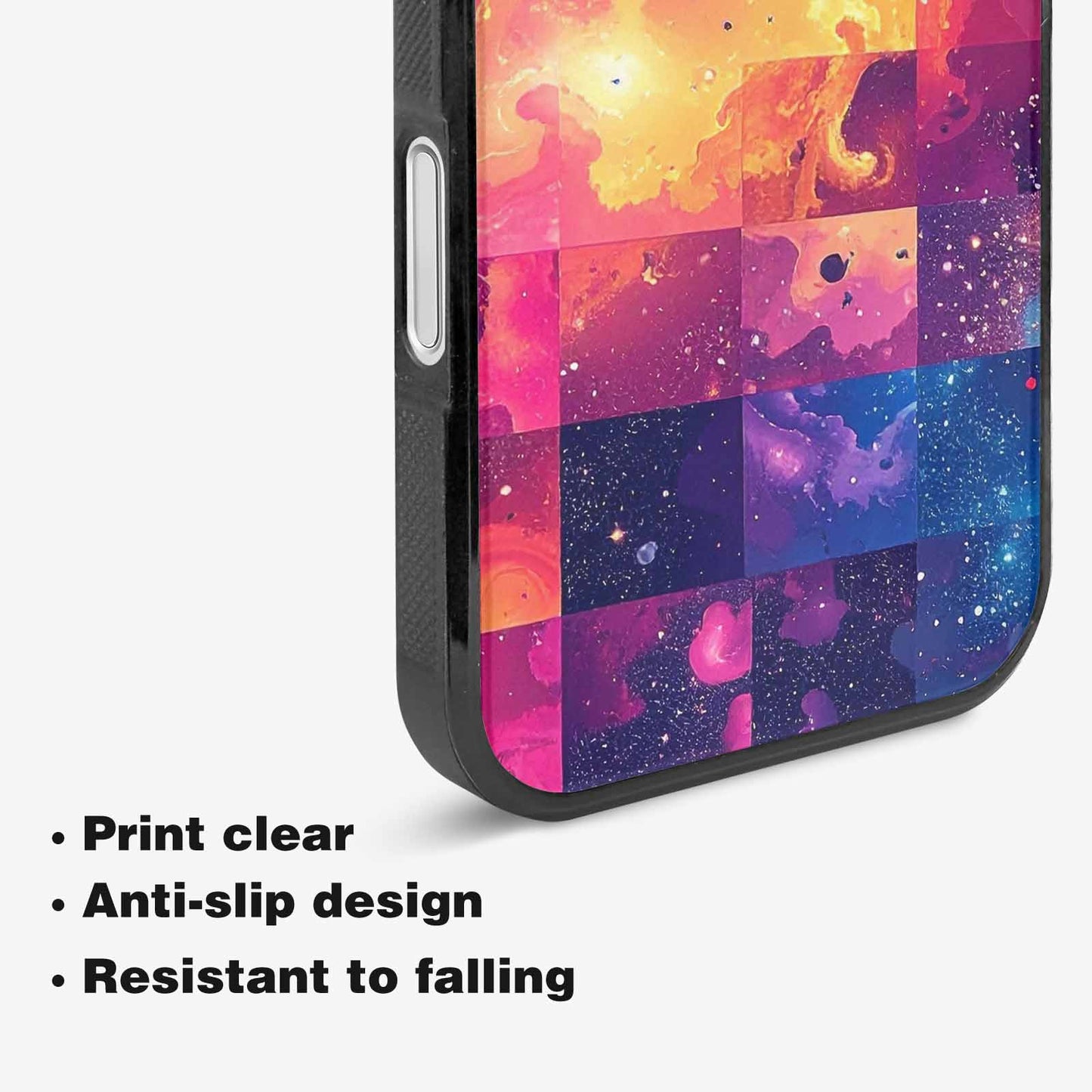 iPhone 16 Plus Case — Cosmic Creature And Object Mashup Pattern, Custom Made Phone Cover