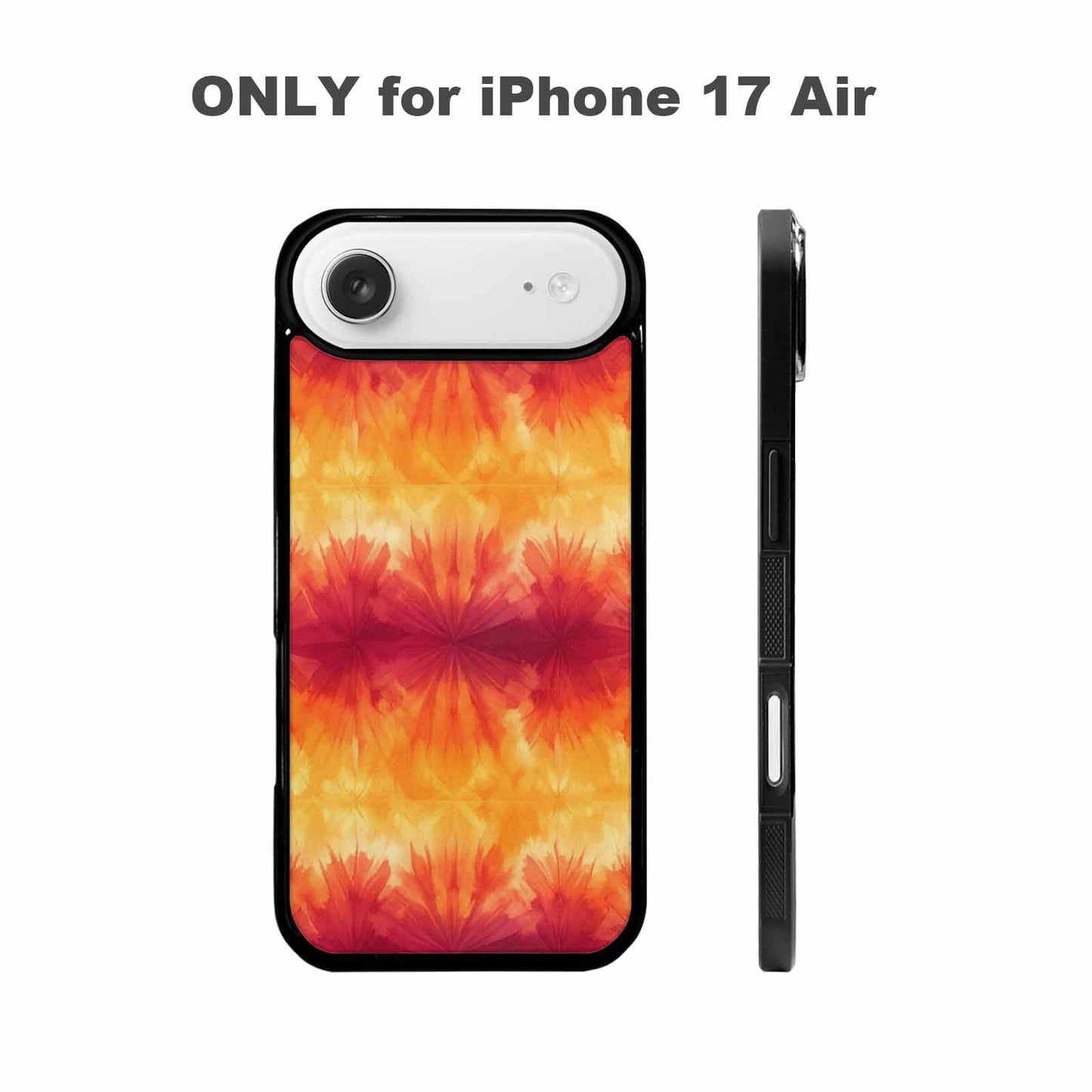 iPhone 17 Air Case — Ombre Tie Dye Sunset Custom Tie, Personalized Phone Case