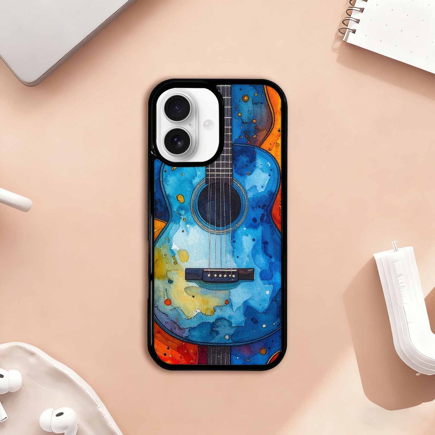 iPhone 17 Case — Watercolor Smiley Face Watercolor Abstract, Unique Phone Case Design