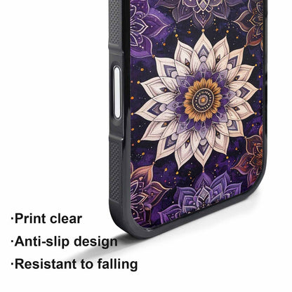 iPhone 17 Pro Case — Small Mandala Pattern Randomly Varying Floral, Custom Designed Case Cover