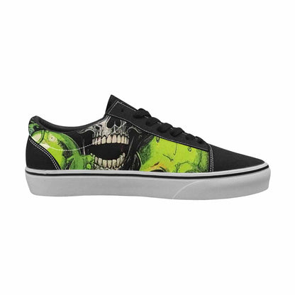 WOMEN'S Rainbow From Skull S Lace-Up Canvas Dreamcore Custom Shoes