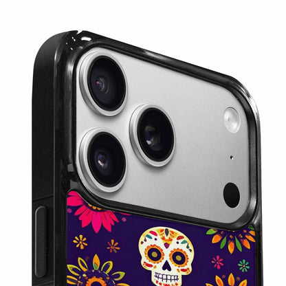iPhone 17 Pro Case — Sunflowers And Skulls Gothic Skulls, Unique Phone Case Design