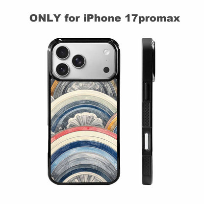 iPhone 17 Pro Max Case — Hand Drawn Damask Original Art, Custom Phone Case