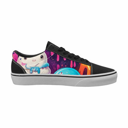 WOMEN'S Melting Ice Cream Monster Lace-Up Canvas Y2K Shoes