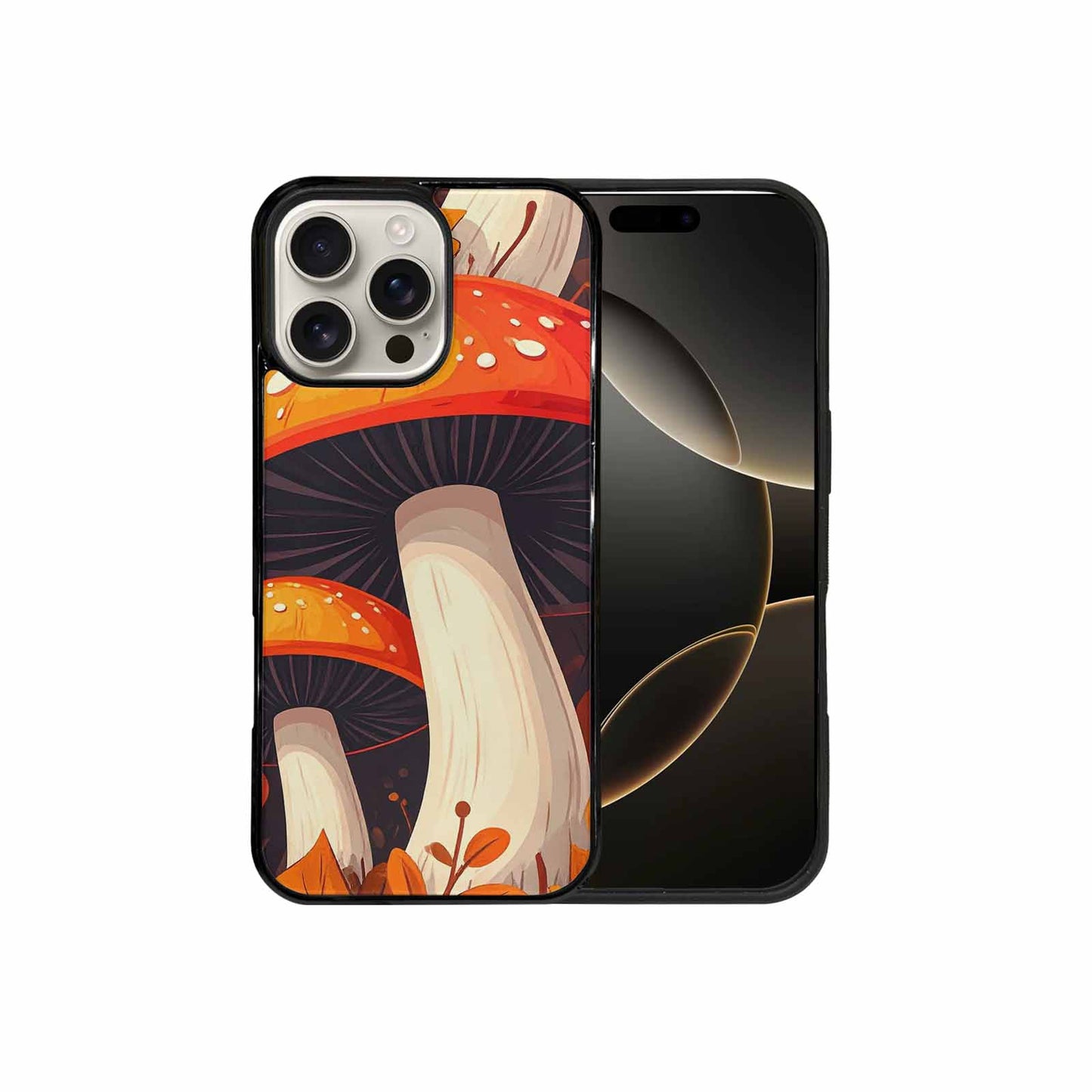 iPhone 16 Pro Max Case — Bold Autumn Mushroom Bold Autumn Mushroom, Custom Made Phone Cover