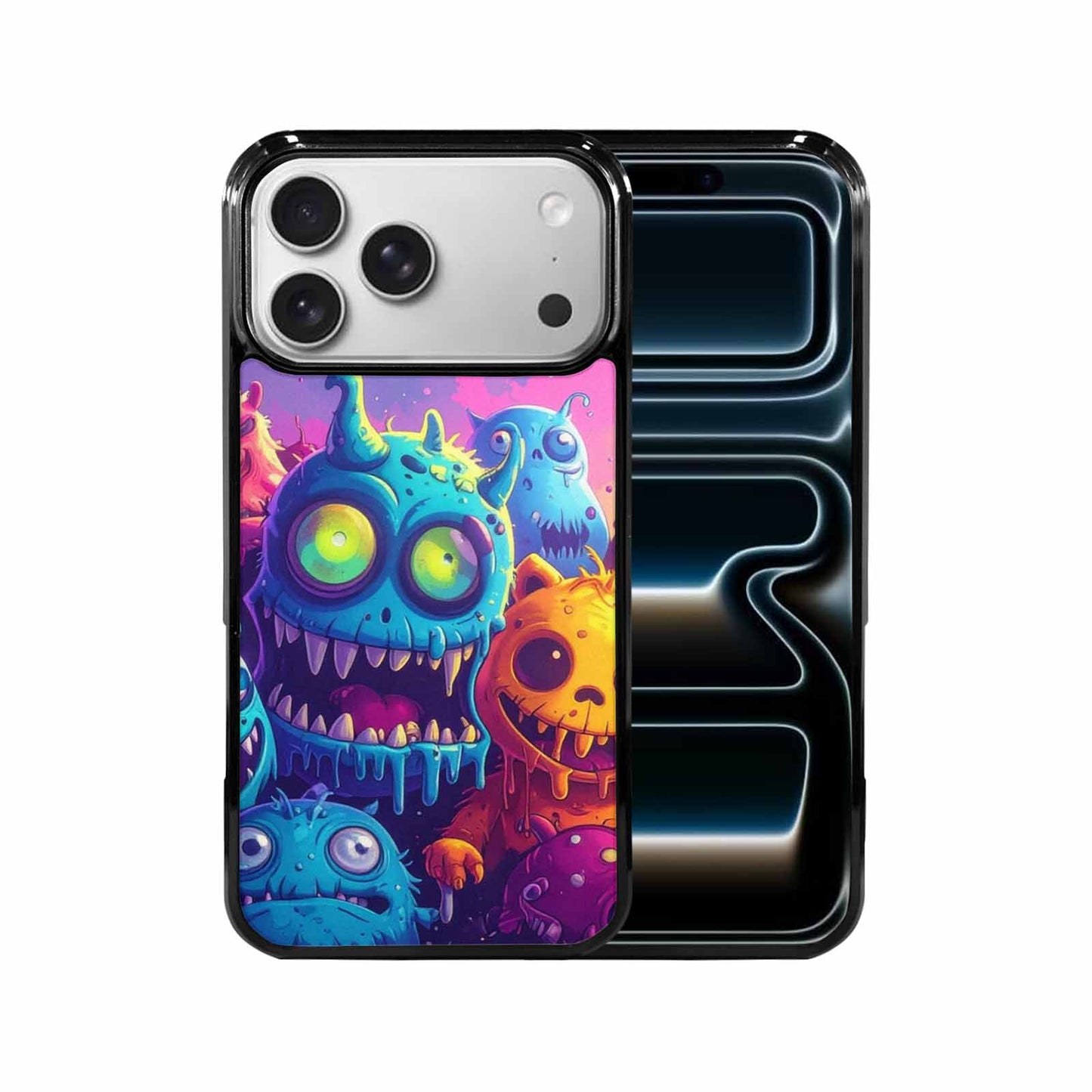 iPhone 17 Pro Max Case — Overlapping Endlessly No Empty Galaxy Space, Custom Made Phone Cover