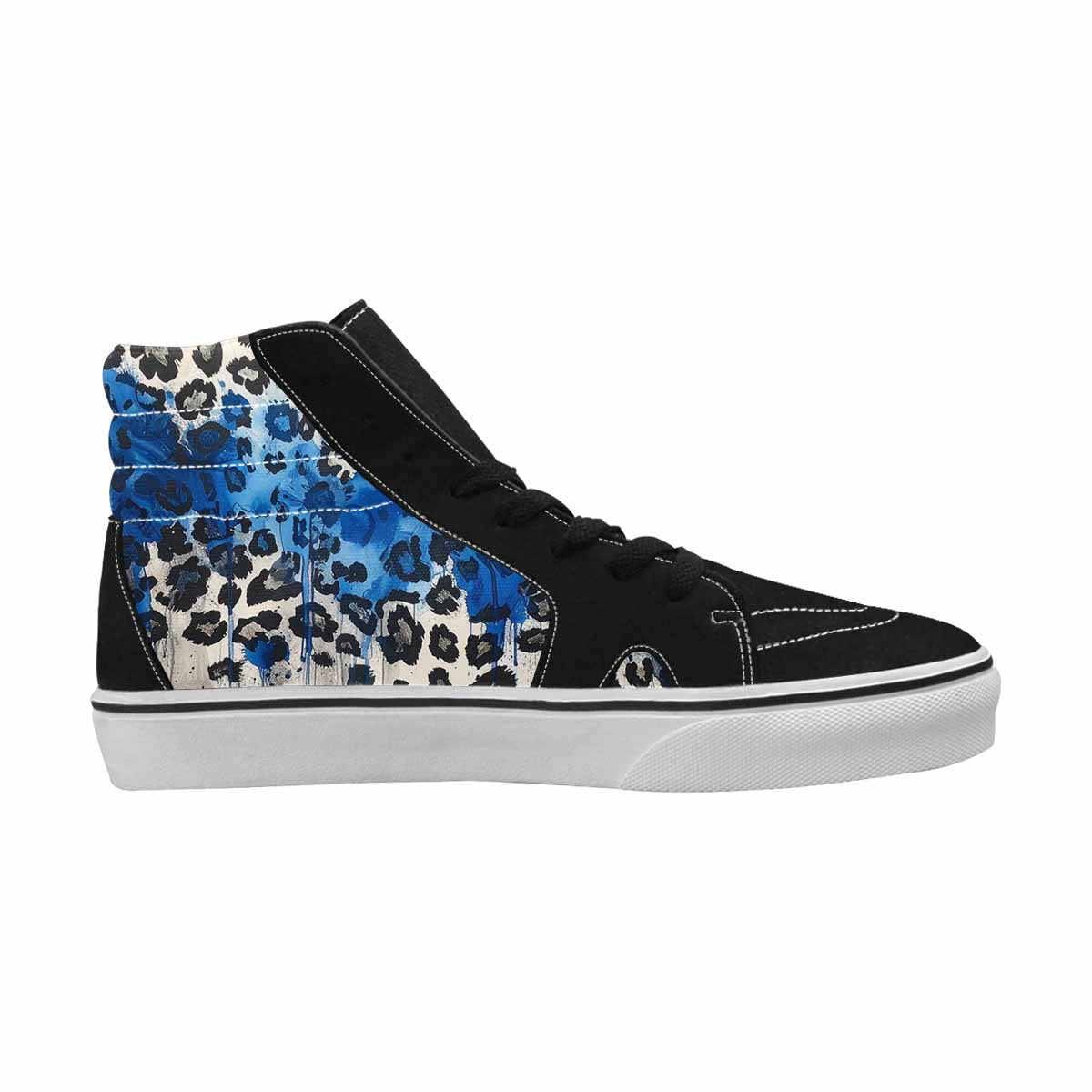 MEN'S Animal Print High Top Canvas Wallpaper Art Sneakers