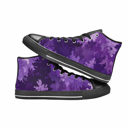 MEN'S Military Camouflage Blotch High Top Canvas Aesthetic Custom Sneakers