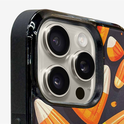 iPhone 16 Pro Max Case — Halloween Candy Corn Custom, Unique Phone Case Design