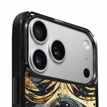 iPhone 17 Pro Case — Retro Zebra Print Star Animal Print, Custom Designed Case Cover